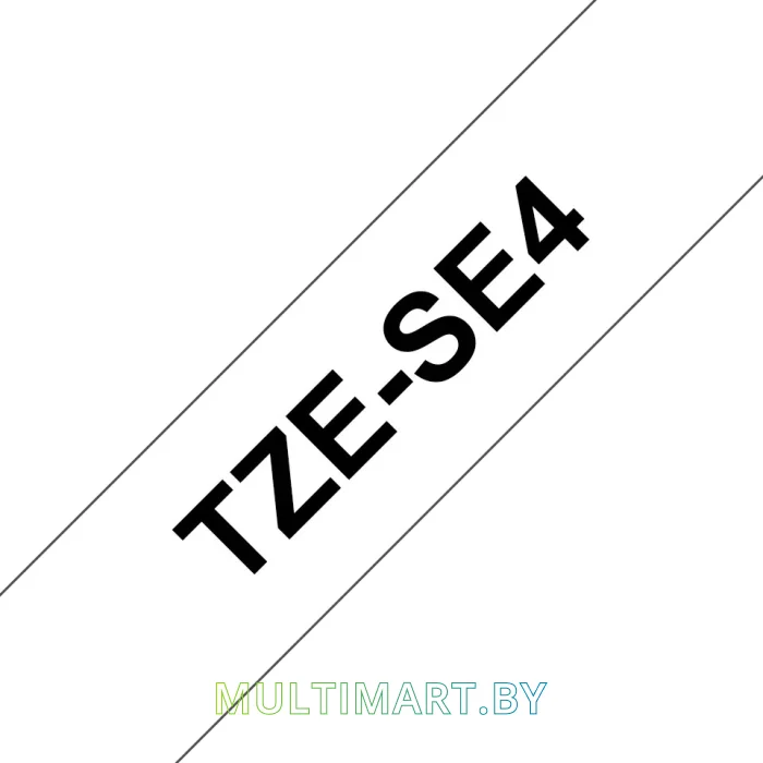 Картридж-лента для термопринтера Brother TZe-SE4 (18 мм, 8 м)